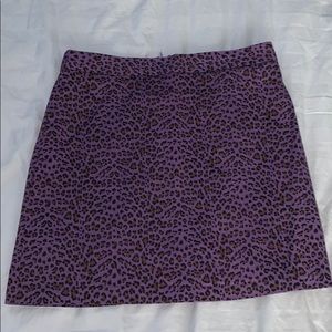 Leopard skirt